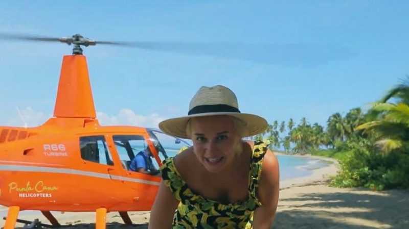 Телеведущая стала владелицей пляжа в Доминиканской республике