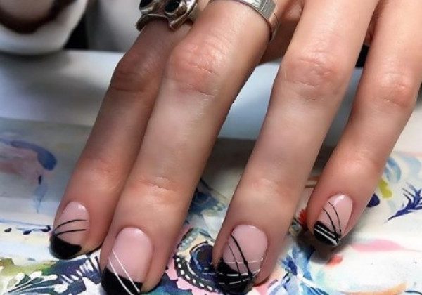 Паутинка на ногтях 