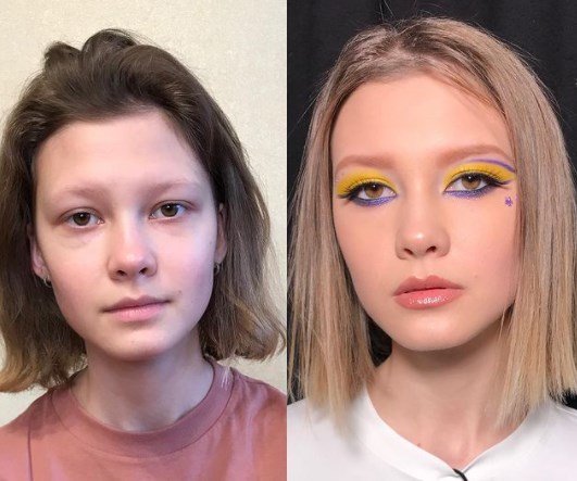 Модный макияж глаз зима 2021 / Instagram