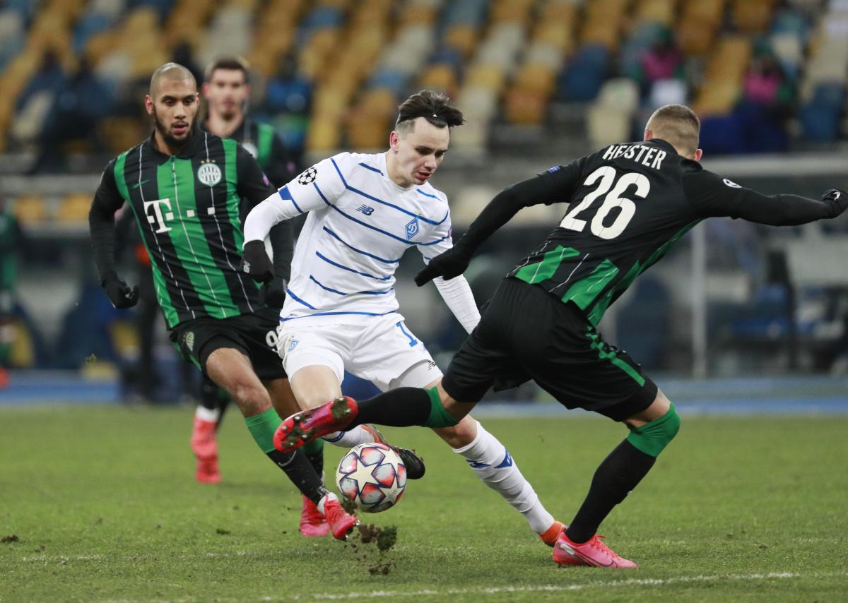 Динамо - Ференцварош Лига Чемпионов