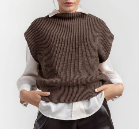 Модные жилеты зима 2021