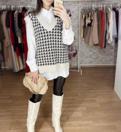 Модные жилеты зима 2021