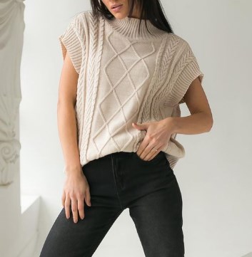 Модные жилеты зима 2021