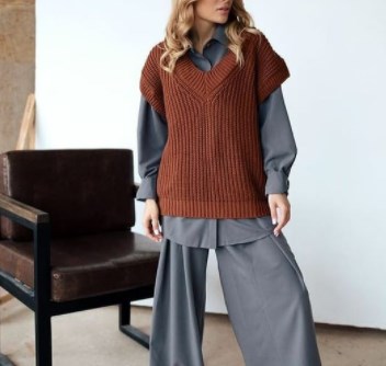 Модные жилеты зима 2021