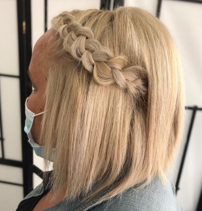 Модні кіски на коротке волосся