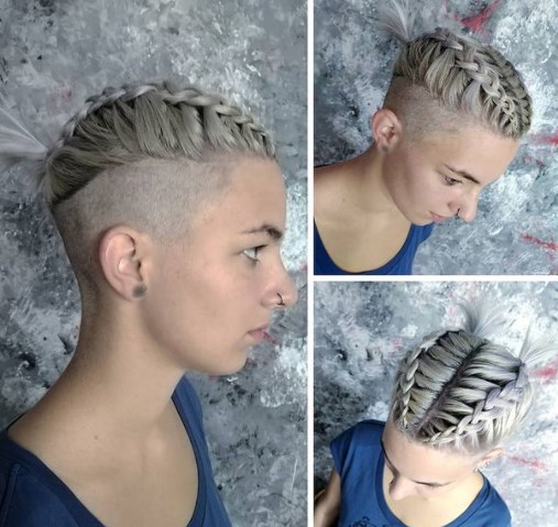 Модні кіски на коротке волосся