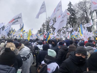 протесты ФОП под Радой