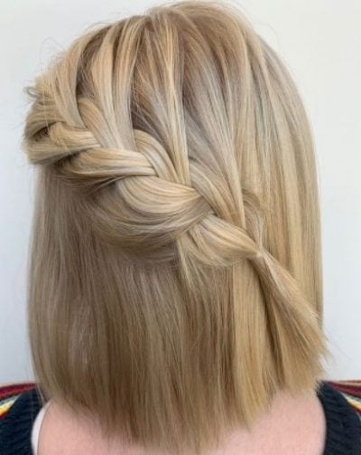 Модні французькі кіски на коротке волосся для ефектного образу - фото