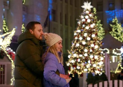 Новий рік, ялинка, Київ 