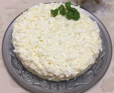 Собраны разные праздничные варианты салата невеста – салат невеста рецепт 