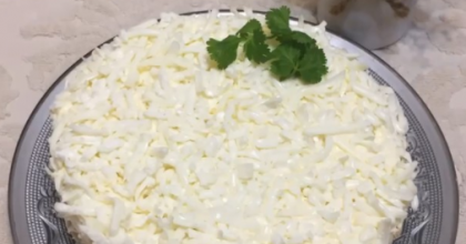 Праздничный вкусный салат Невеста: самые простые рецепты