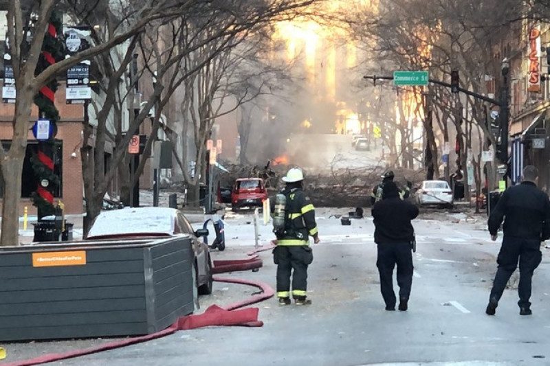 У США в центрі міста вибухнув автомобіль