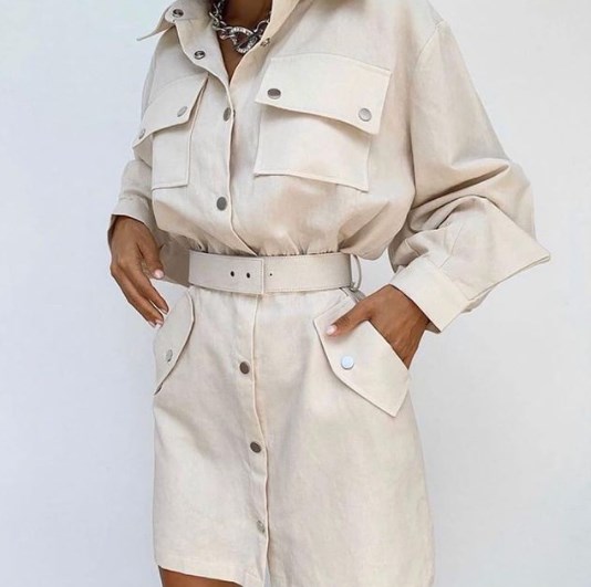 Модные платья-рубашки 2021 / Instagram