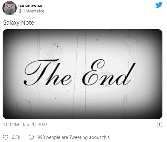 Легендарна лінійка смартфонів Galaxy Note від Samsung припиняє своє існування