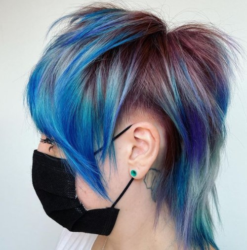 Стрижка маллет 2021 / Instagram