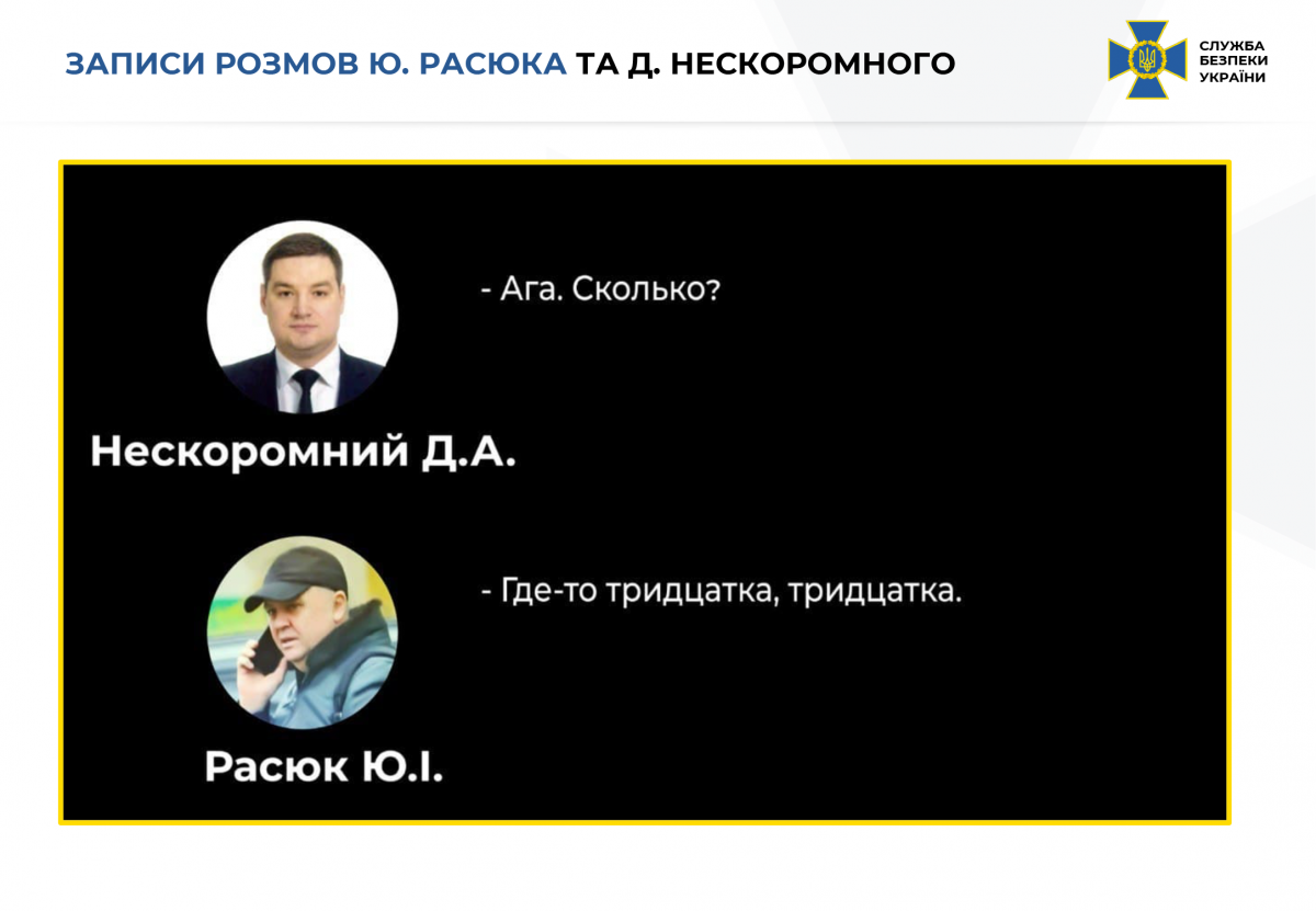 СБУ оприлюднила докази причетності Нескоромного до замовного вбивства СБУ оприлюднила докази причетності Нескоромного до замовного вбивства