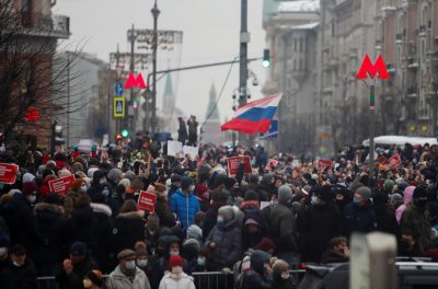 Протесты в России 23 января 2021 года в поддержку Алексея Навального