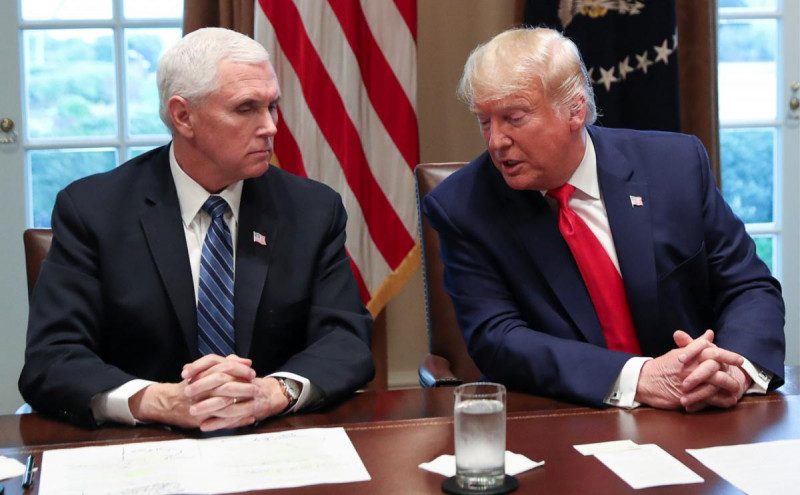 "Не вистачило мужності": Трамп посварився з віцепрезидентом Пенсом