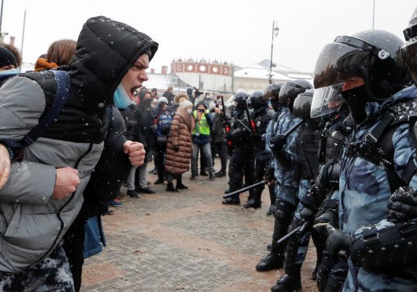 Протесты в России 31 января