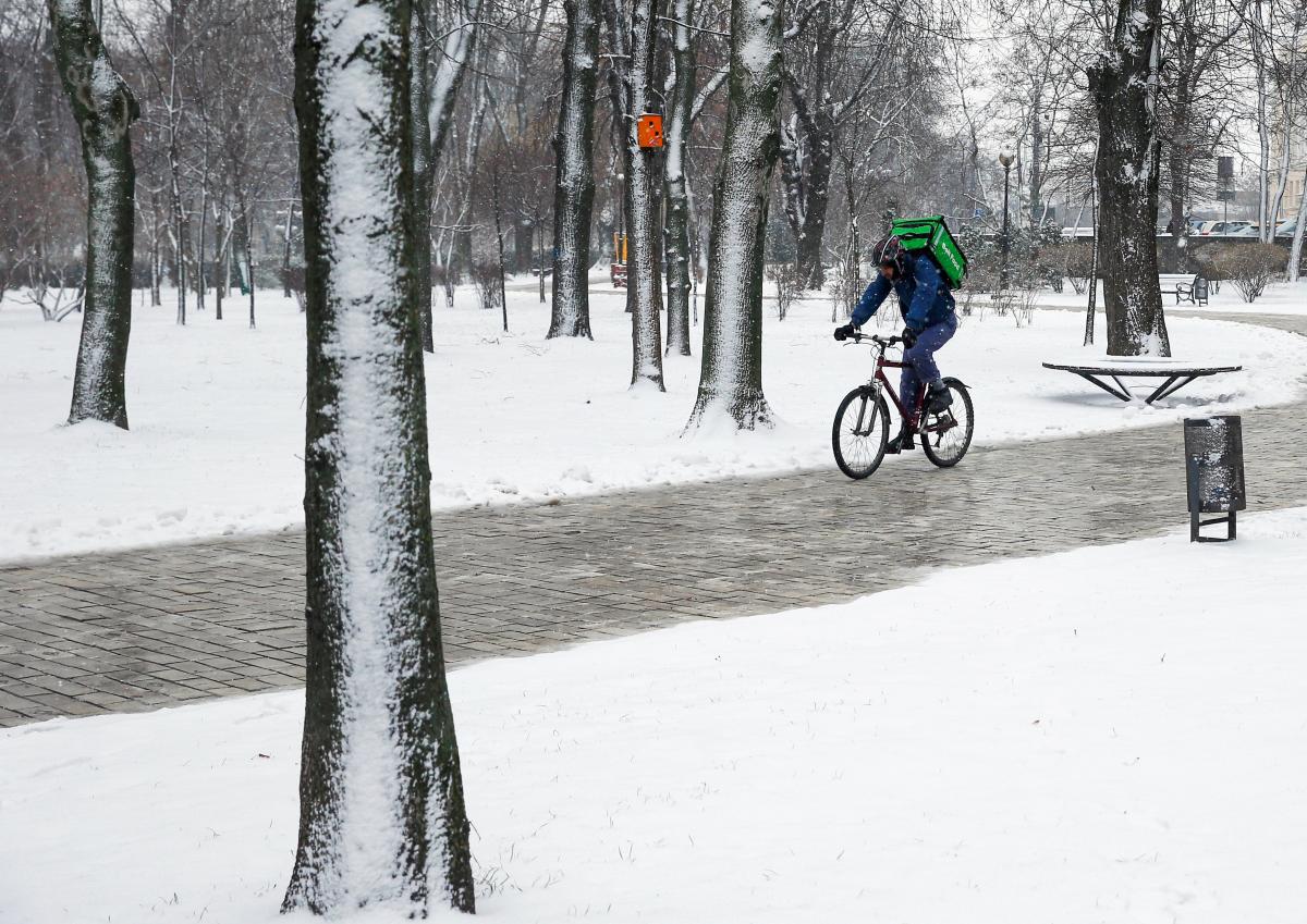 погода, зима, снег