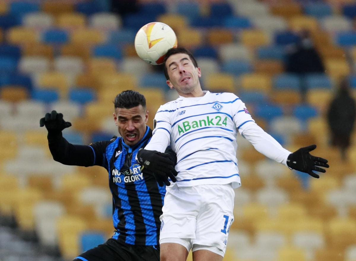 Динамо не змогло обіграти Брюгге в матчі Ліги Європи