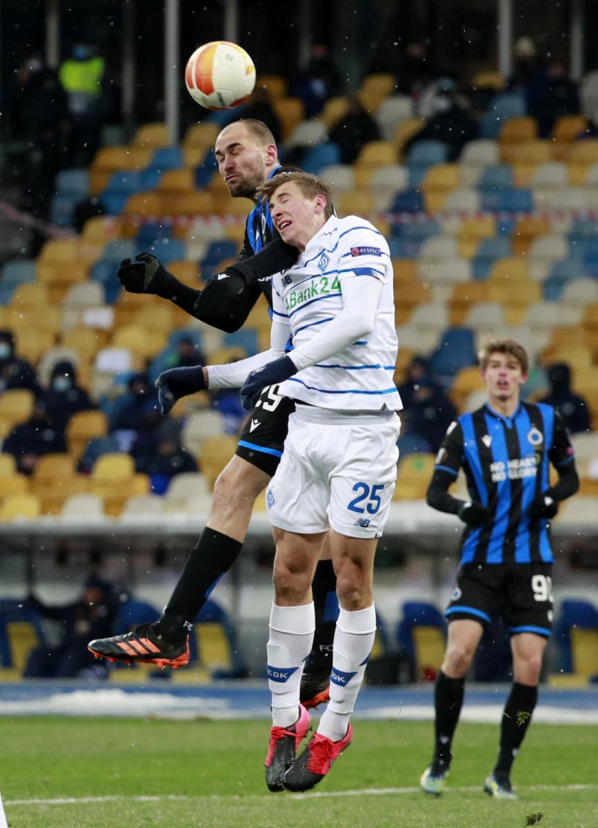 Динамо не змогло обіграти Брюгге в матчі Ліги Європи