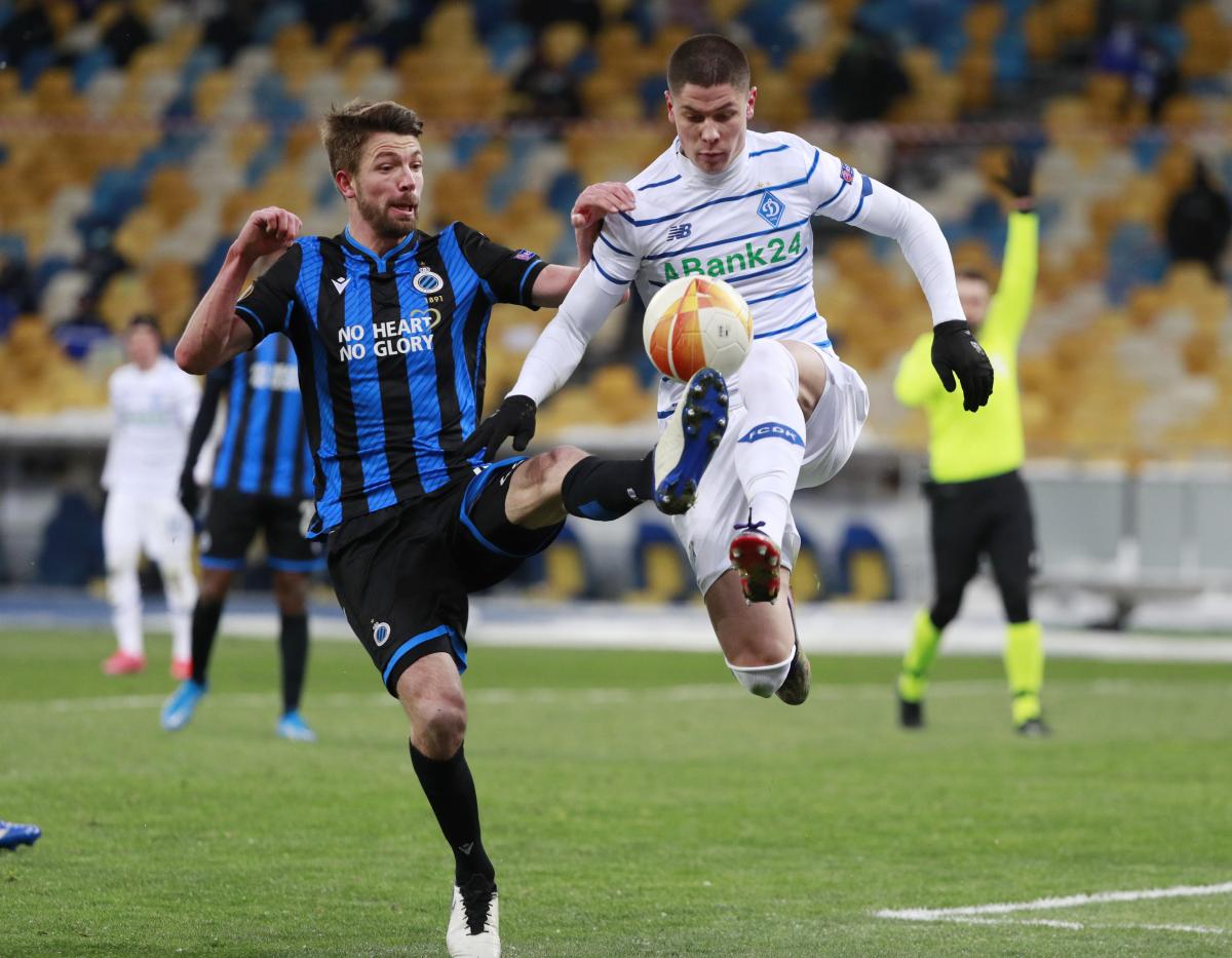 Динамо не змогло обіграти Брюгге в матчі Ліги Європи