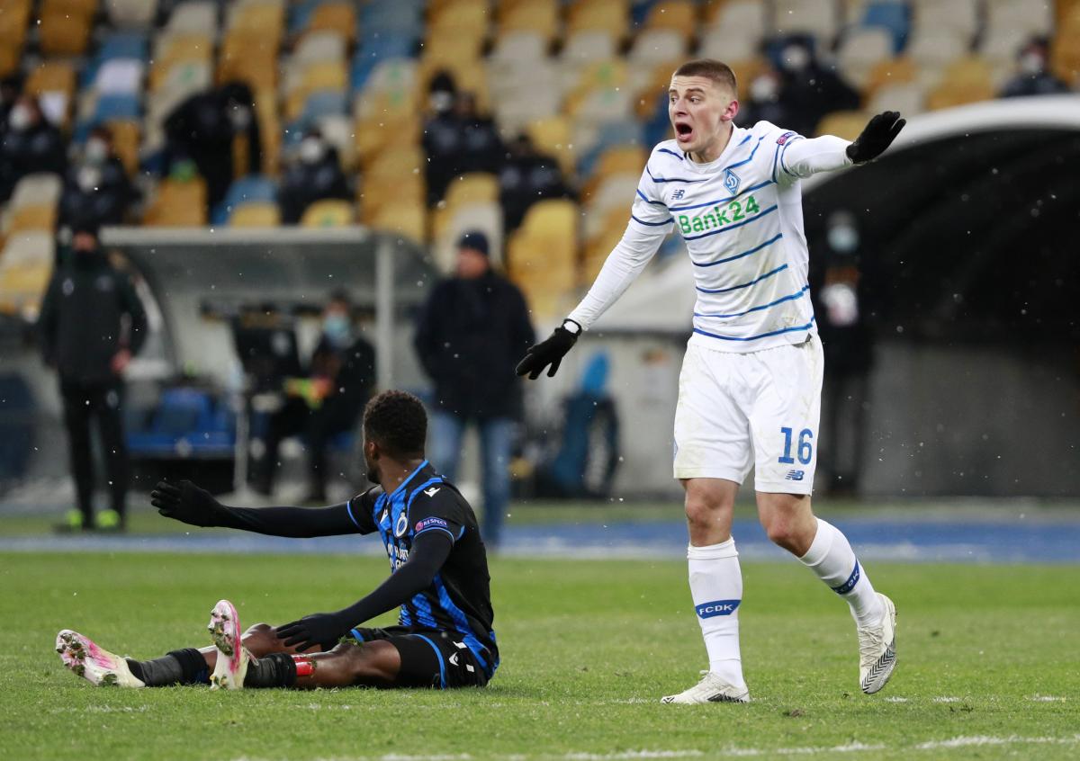 Динамо не змогло обіграти Брюгге в матчі Ліги Європи