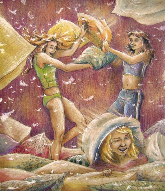 С Днем сражения подушками