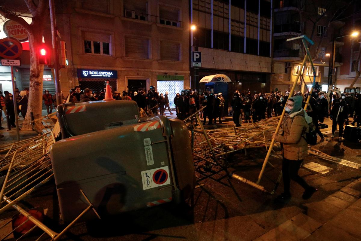 В Испании в результате протестов задержаны около 40 человек