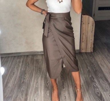 Модные юбки с запахом 2021
