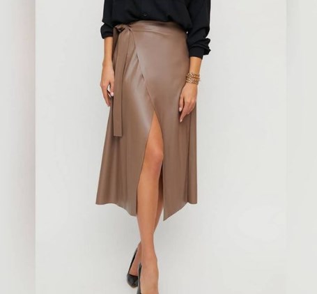 Модные юбки с запахом 2021