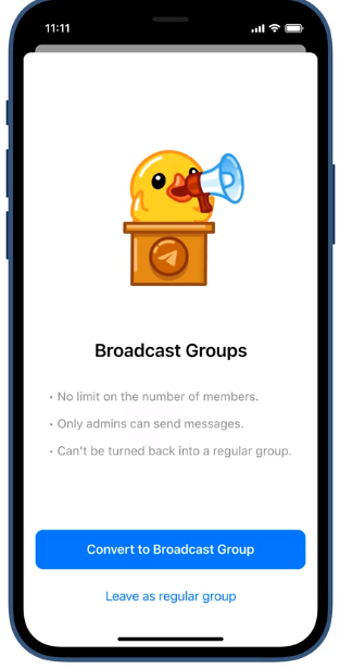 Команда месенджера Telegram випустила велике оновлення: що нового