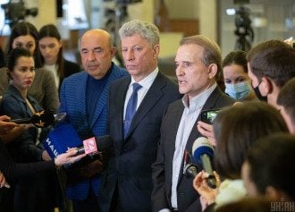 Віктор Медведчук та Юрій Бойко Віктор Медведчук та Юрій Бойко