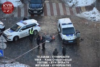 В Киеве водитель убил пешехода / t.me/KyivOperativ В Киеве водитель убил пешехода / t.me/KyivOperativ
