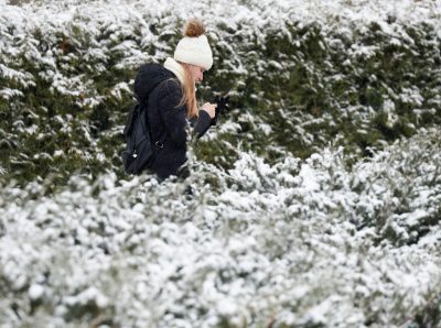 погода, зима, снег 