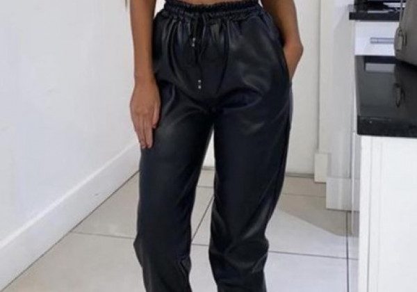 Кожаные брюки 2021