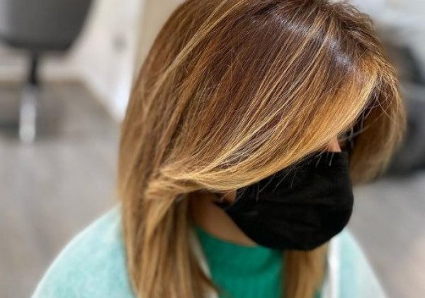 Модное окрашивание шатуш 2021