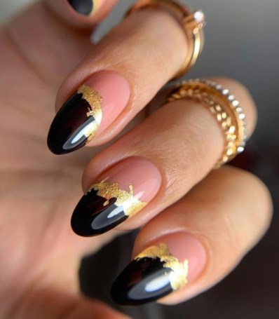 Чорний манікюр 2021 Чорний манікюр 2021