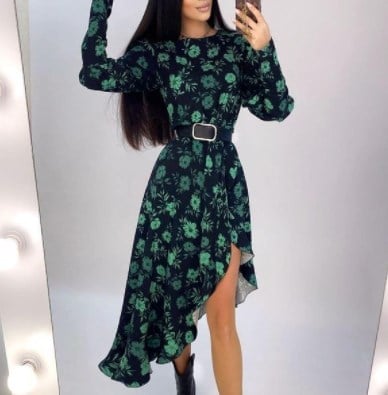 Модні сукні міді 2021 весна-літо