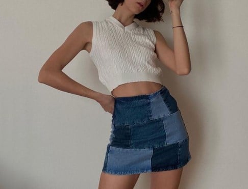 Модні джинсові спідниці 2021