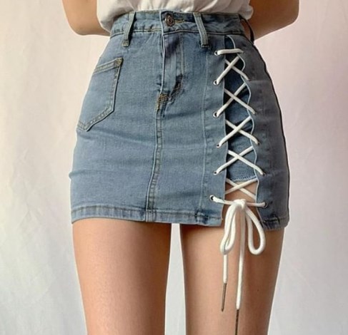 Модні джинсові спідниці 2021