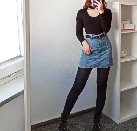 Модні джинсові спідниці 2021