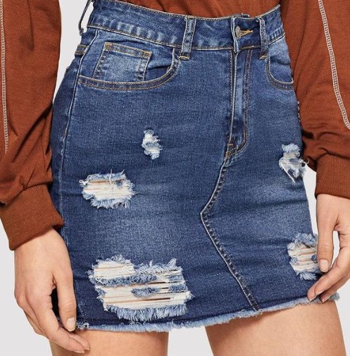 Модні джинсові спідниці 2021