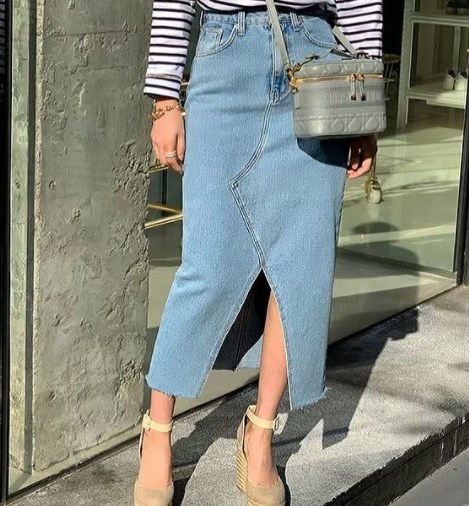 Модні джинсові спідниці 2021