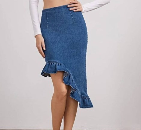 Модні джинсові спідниці 2021