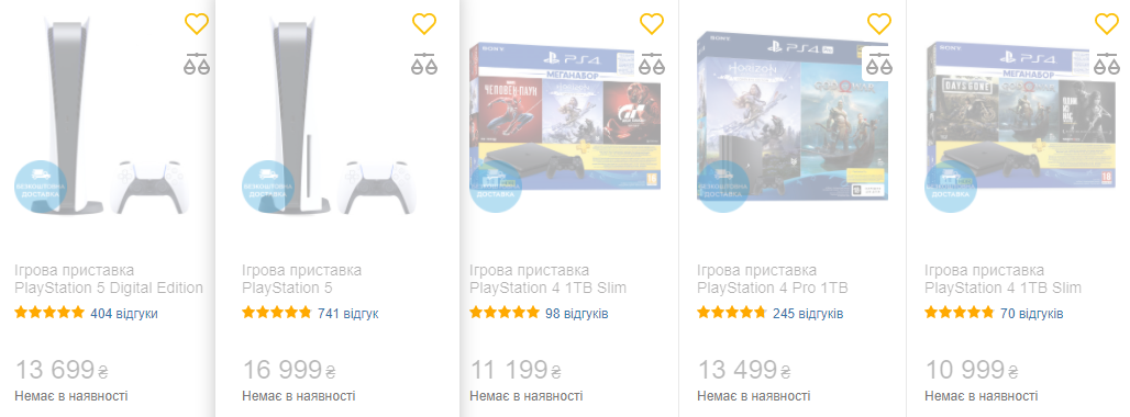 В українських магазинах зросли ціни на консолі PlayStation 4