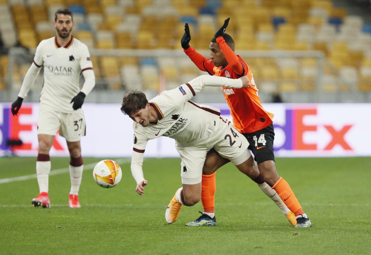 Матч Шахтер - Рома Лига Европы