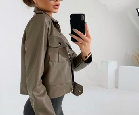 Модні шкіряні куртки жіночі 2021 Модні шкіряні куртки жіночі 2021