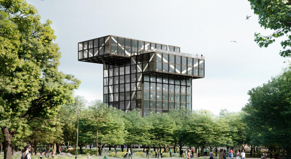 'Стальная драгоценность': архитектор раскрыл идею здания Метинвест Политехники 'Стальная драгоценность': архитектор раскрыл идею здания Метинвест Политехники